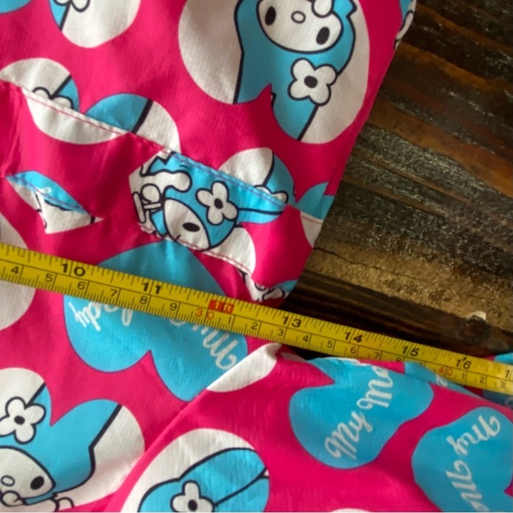 Cute Girls Size Large Zip Up Jacket With Pockets, Hood, And Cartoon Heart Design - Picture 9 of 9